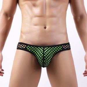 Outfit Mesh Pouch Neon lights brief